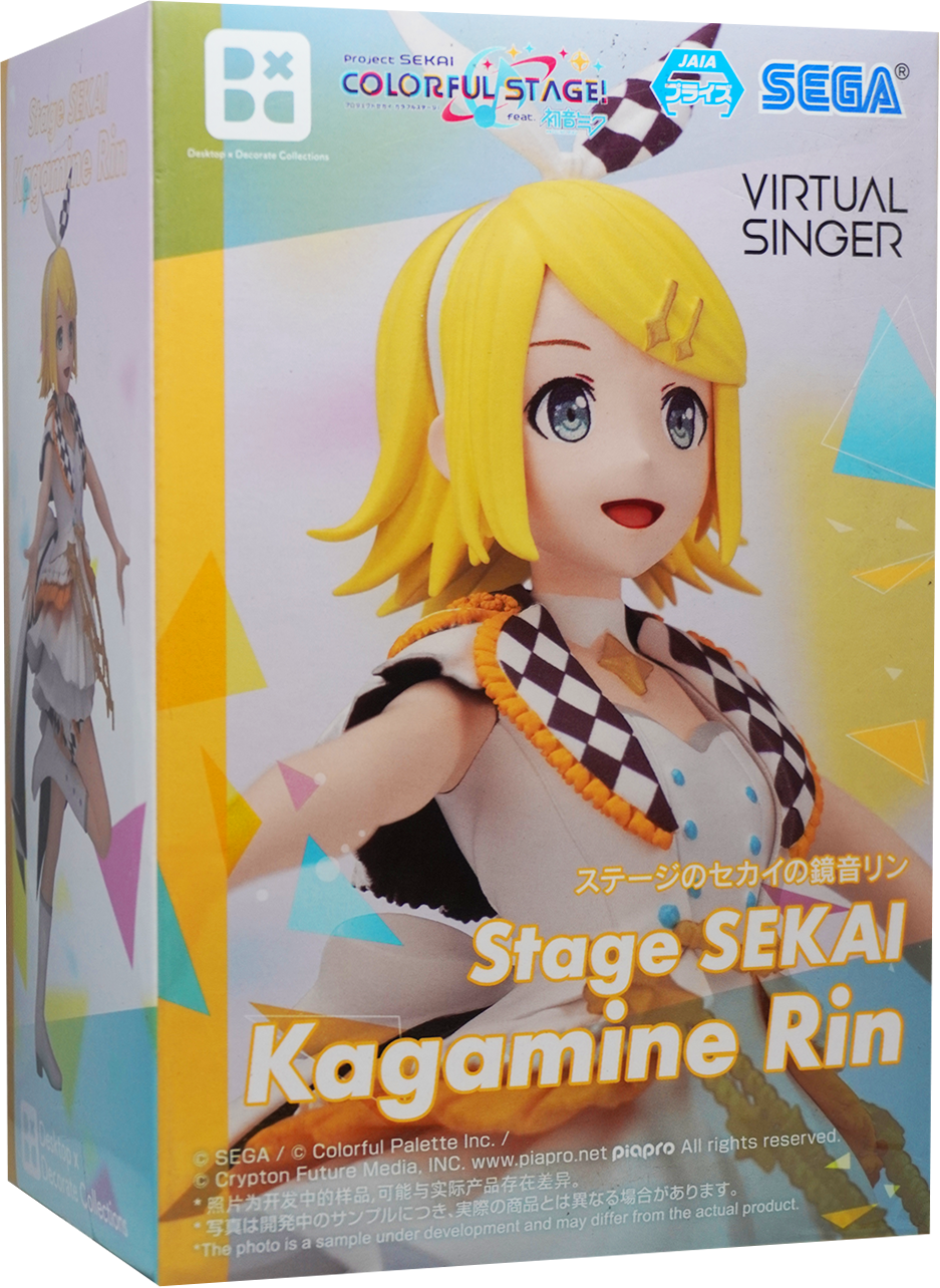 Kagamine Rin stage Project Sekai Desktop × Decorate Collections Figure