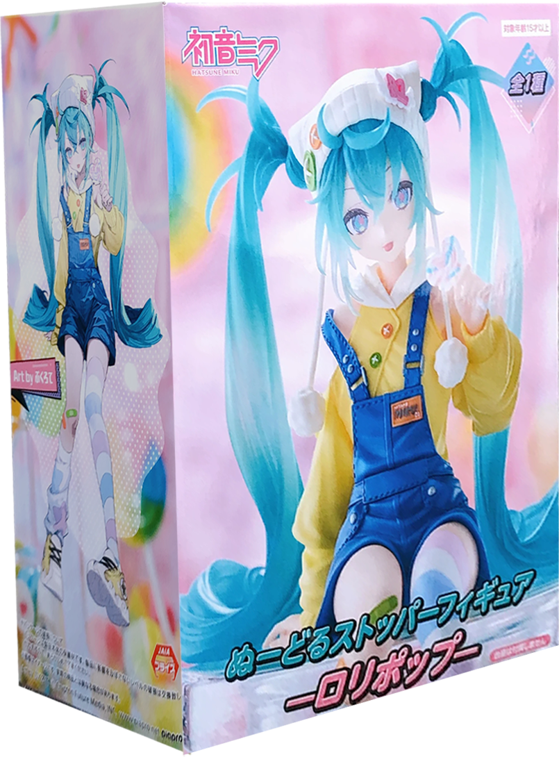 Hatsune Miku Noodle Stopper Figure - Lollipop Version