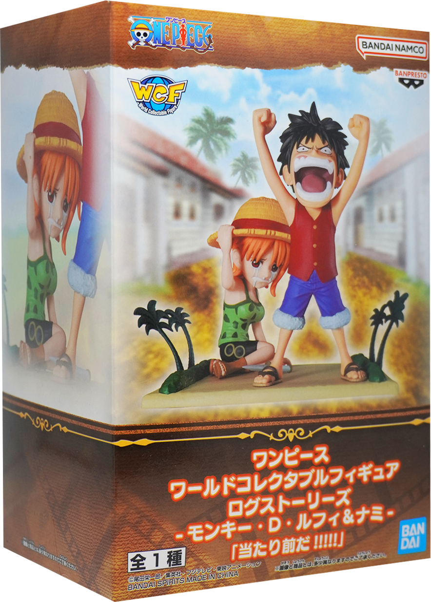 One Piece World Log Stories LUFFY & NAMI Figure