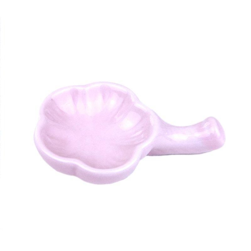Brush Holder plum plate (Pink)