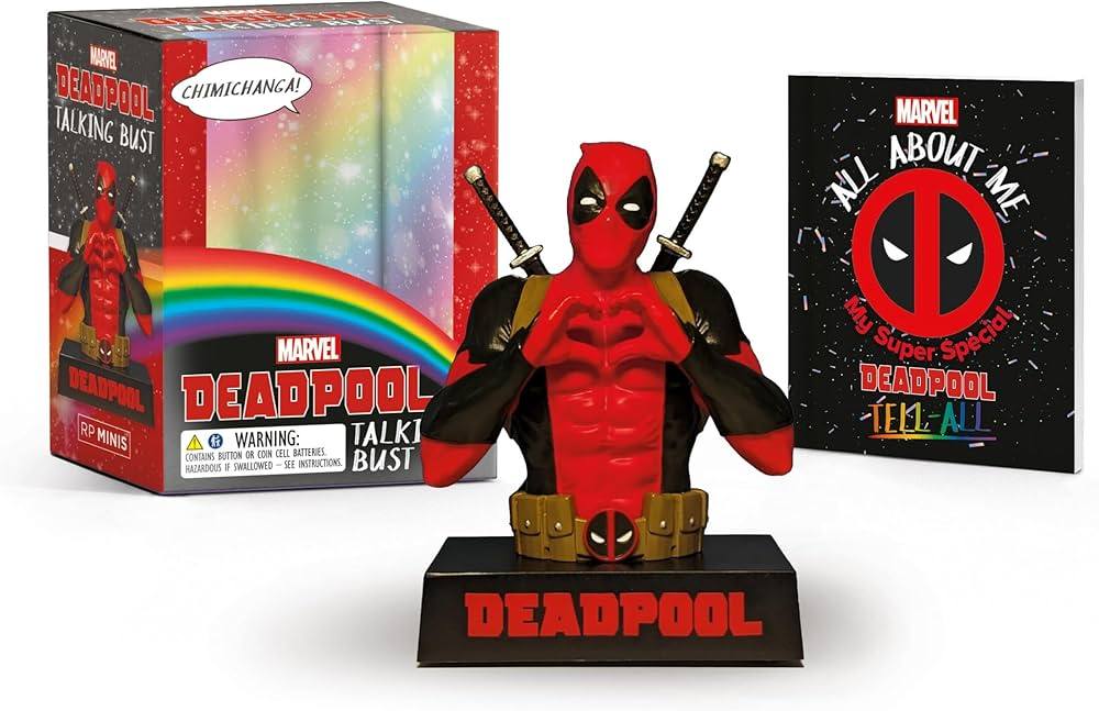 MARVEL DEADPOOL TALKING BUST