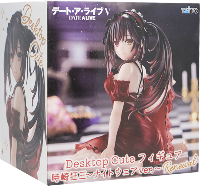 Taito-Date A Live V Desktop Cute - Kurumi Tokisaki (Nightwear Ver.) Figure