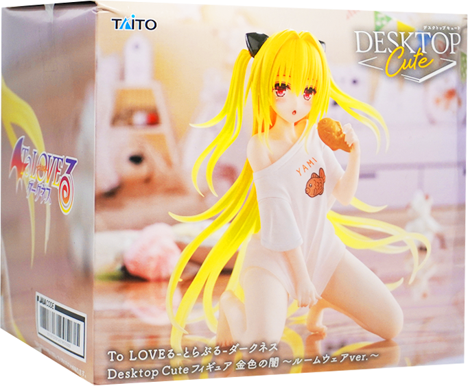 To Love-Ru Darkness Desktop Cute Golden Darkness (Roomwear Ver.) Figure