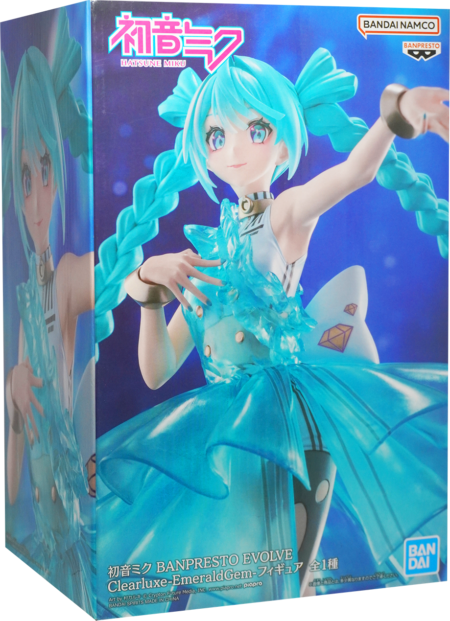 Banpresto - Vocaloid - Hatsune Miku - Clearluxe Emerald Gem Evolve Figure