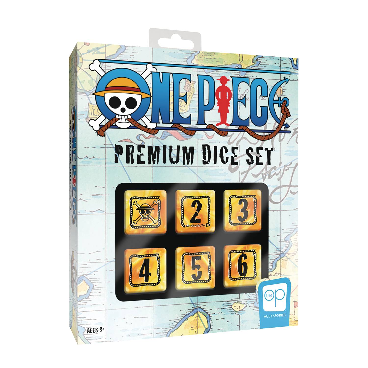 ONE PIECE PREMIUM 6 SIDED DICE SET (NET) (C: 1-1-2)