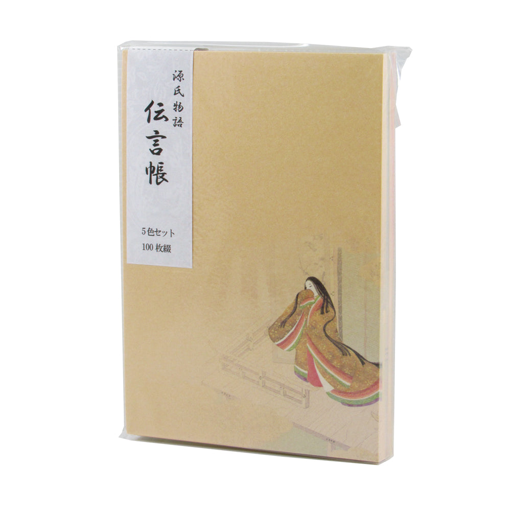 Genji Monogatari Notepad 5 color set. (100)